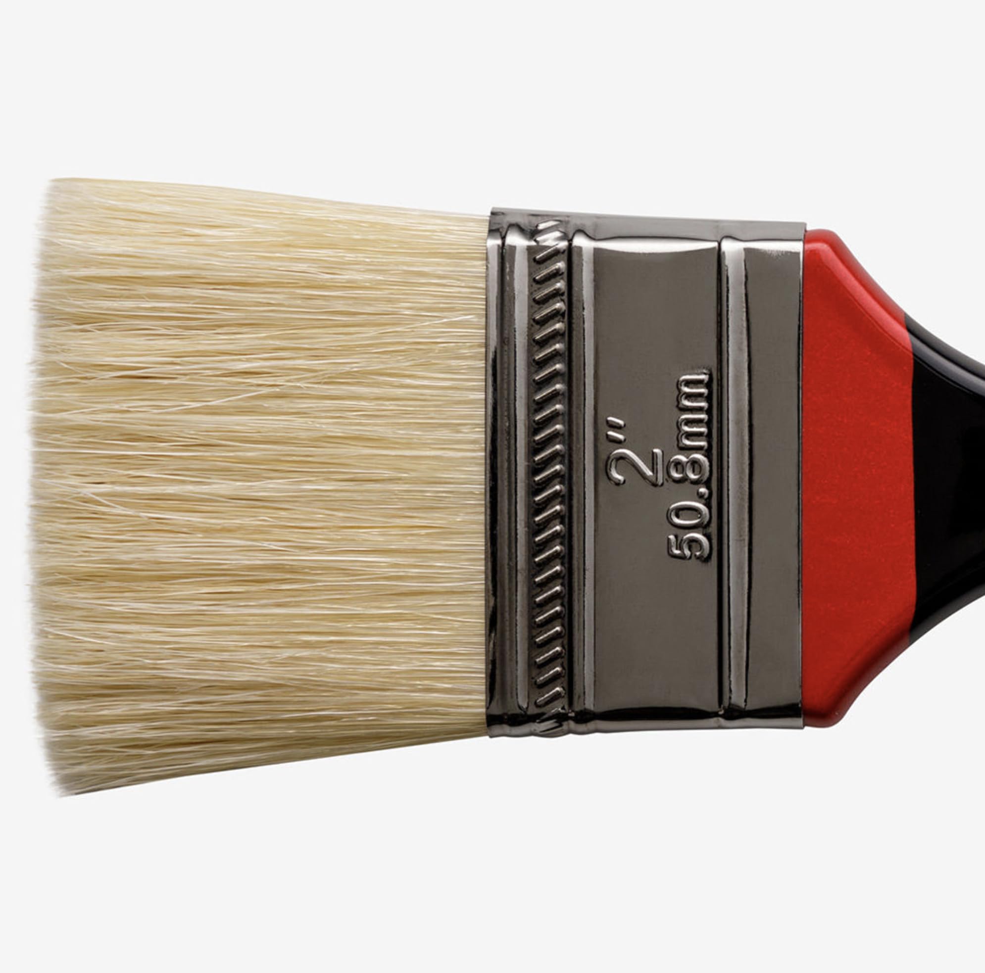 Daler-Rowney Georgian Oil Brush, Natural Hog Bristle, Short Handle, Skyflow, 2in