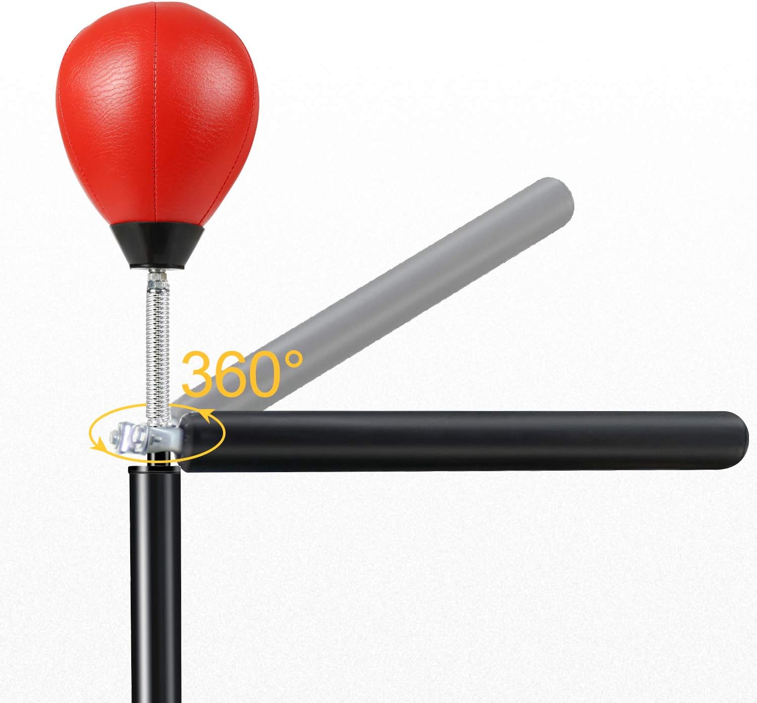 INNOLIFE Free Standing Boxing Spinning Bar Punching Speed Training Equipment Burn Calories Reflex Ball Adjustable Height : Sports & Outdoors