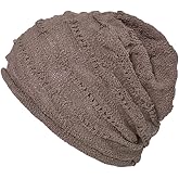 CHARM Mens Slouchy Summer Beanie - Womens Light-Weight Slouch Hat Cotton Cap