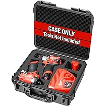 ミリタリー・パワーDVD-BOX①②セット Case for Milwaukee M12 Impact Driver & Drill Set - Waterproof Tool
