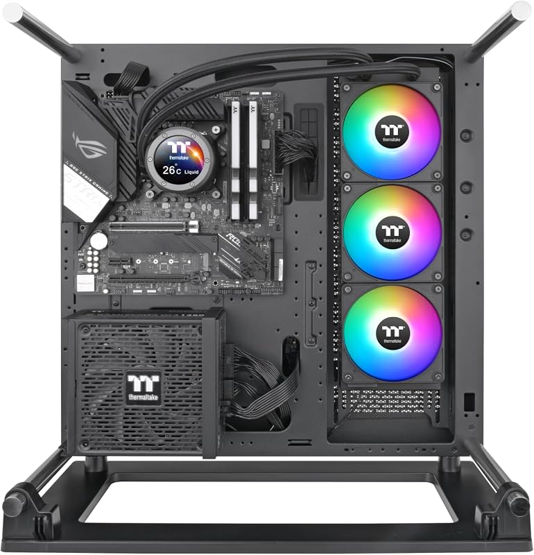 TH360 V2 Ultra EX ARGB | AIO CPU Refrigeração Líquida 360mm | Ecrã IPS LCD de 2,1" | MagForce 2.0 com 3× ventoinhas ARGB PWM CT120 | Intel LGA1700/1851 AMD AM4/AM5 | Preto