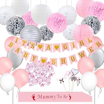 amazon girl baby shower decorations
