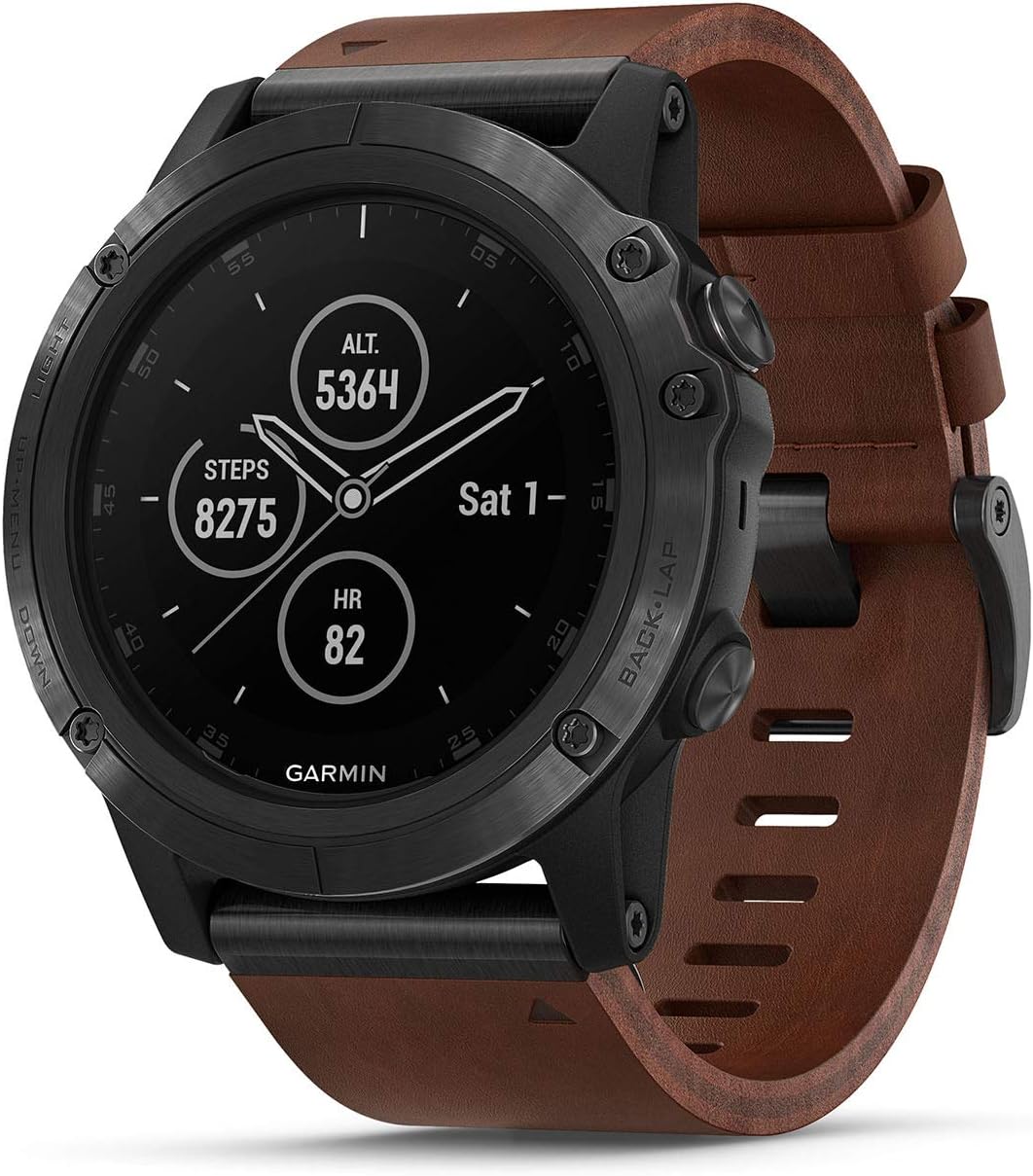 fenix 5x plus leather band