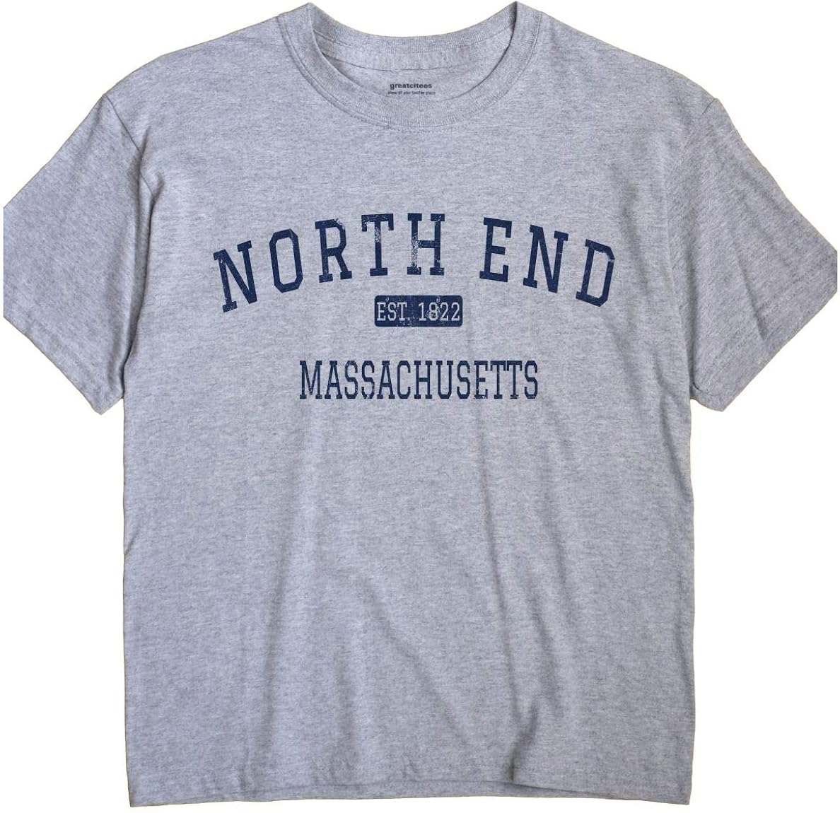 North End Massachusetts TShirt Boston EST Clothing