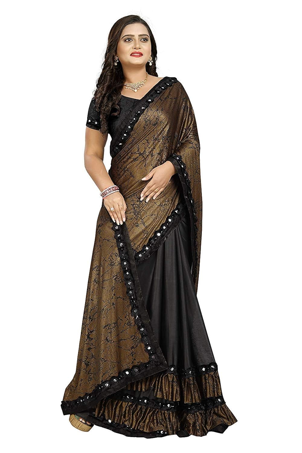 Freel saree amazon Clearance