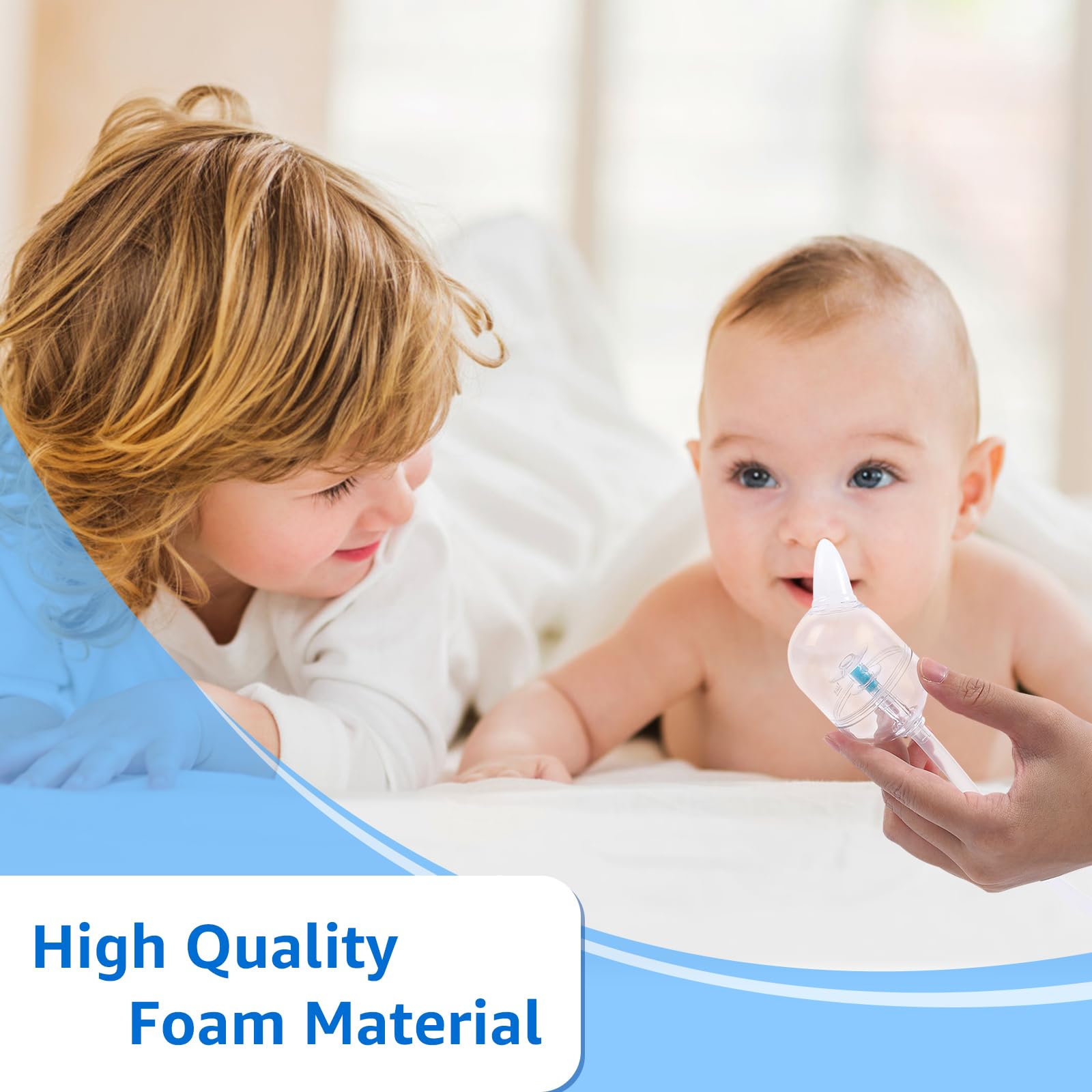 GROWNSY 120 PCS Premium Nasal Filters for Grownsy/NoseFrida/NeilMed/Molucky/Mr. Pen Nasal Aspirators