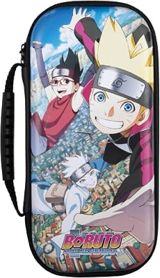 Boruto Naruto Next Generations Funda de protección y Transporte World Nintendo Switch, Switch Lite y Switch OLED - Diseño Equipo 7 Konoha