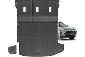 HOUCLEMIC Cargo Mat for 2024 2025 Chevy Trax Accessories, Cargo Liner for Chevy Trax Car Accessories 2025 2024 Trunk Mat with Seat Backrest Mat Left Storage Mat