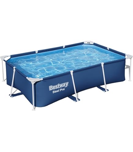 油彩『Poolside』 Intex ZX100 Automatic Pool Cleaner with Crystal Clear Ground