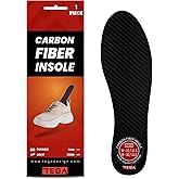 TEGA Carbon Fiber Insole (1 PC) - for Turf Toe, Foot Fractures, Hallux Rigidus and Limitus - Rigid Shoe Insert - Alternative to Post-Op Shoe (Women's Size 9, Men's 8)