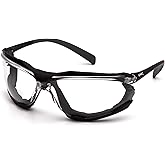 Pyramex Proximity Safety Glasses Eye Protection, Amber H2X Anti-Fog