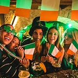 AhfuLife Irish Flags on Sticks 15 Pcs Hand Held Flags Ireland Party Decor view 6