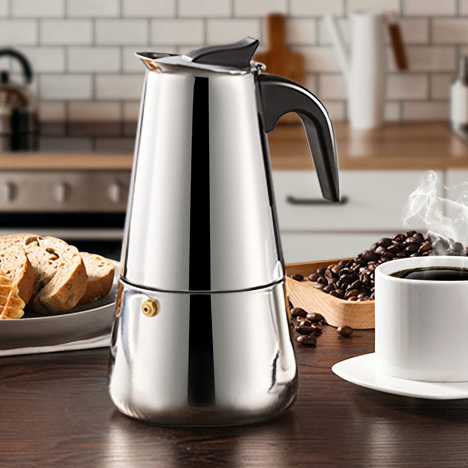 Stainless Steel Bialetti Moka Pot Amazon Cup Stainless Steel