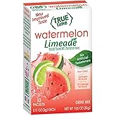 True Lime, Watermelon Limeade Drink Mix 10 packets (Pack of 4)
