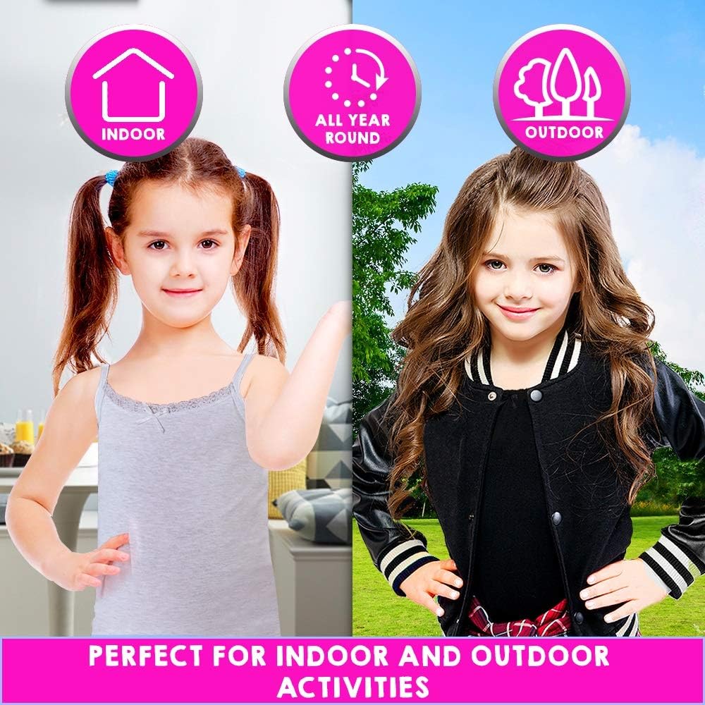 Brix Camisole Tank Top Undershirts for Girls- Cotton, Tagless, Sleeveless- 4 Pack: Clothing