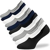 Freshpairs 10 Pairs Unisex Athletic Cotton Non Slip Low Cut Flat Liner No Show Socks