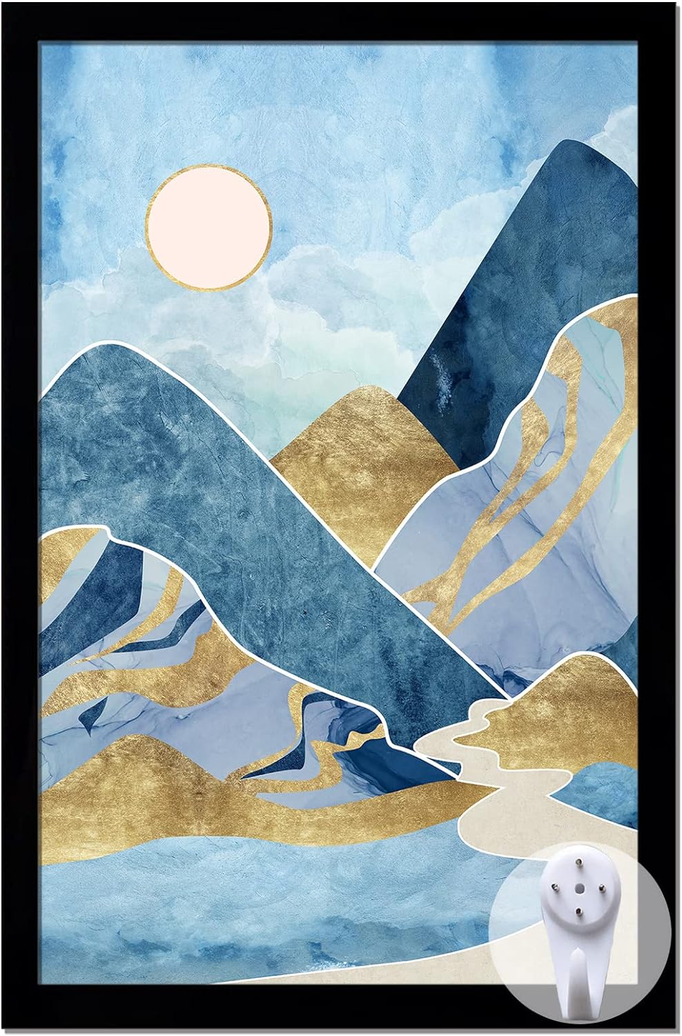 Photo Albums, Frames & Accessories - keibiubu Black Picture Frame, 11x17 Picture Frame for Photo Poster Canvas Certificate Document Display Horizontally or Vertically High Transparent Wall Gallery(Size 11 x 17 inches)