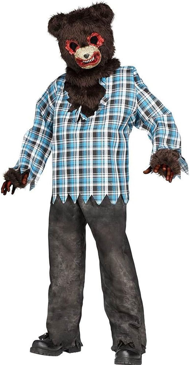 scary teddy costume