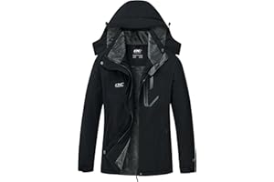 Diamond Candy Women's Winter Ski Jacket Hooded Windproof Warm Jackets Snow Waterproof Rain Coat