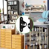 Lookka Furniture Straps 10 Pack Anti Tip Furniture Anchors Kit Metal Brackets view 7