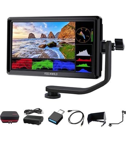 Amazon.com : FEELWORLD FW568 V3 6 Inch Camera Field Monitor with