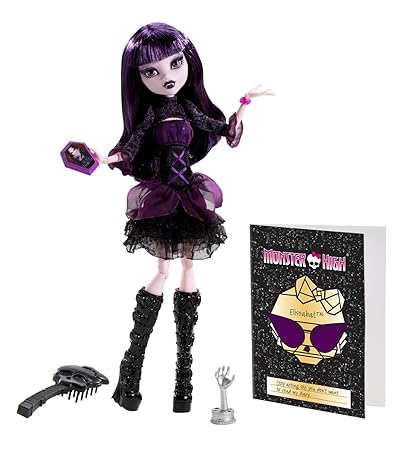 Mattel Monster High BLX05 - Licht aus Grusel an Deluxe Elissabat, Puppe mit Zubehör