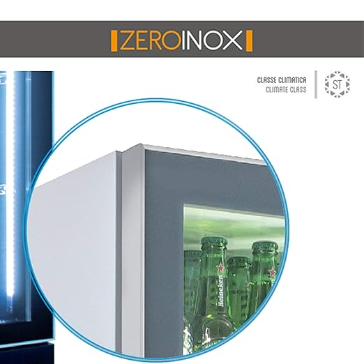 ZeroInox frigorífico Vitrina bibibibite Doble - Refrigeración ...