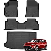 Wailtnb-for Kia Soul 2020-2025 2026 (Not EV) Floor Mat Cargo Liner All Weather Floor Liner Car Mat for Kia Soul Custom Fit Automotive Full Set Accessories 2025