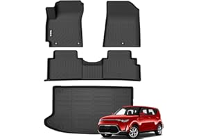 Wailtnb-for Kia Soul 2020-2025 2026 (Not EV) Floor Mat Cargo Liner All Weather Floor Liner Car Mat for Kia Soul Custom Fit Automotive Full Set Accessories 2025