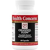 Health Concerns Channel Flow – Muscle Relaxation & Pain Support Supplement for Men & Women – Corydalis Root Extract – Chinese Herbal Formula for Headaches, Joint & Menstrual Discomfort – 60 Capsules