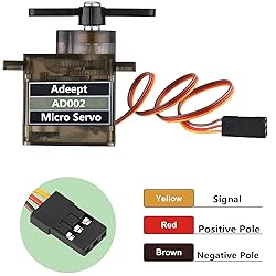 Adeept AD002 2 Pcs 90S 9G Micro Servo Motor, Metal