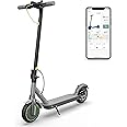 Roinside Electric Scooter - 8.5"/10'' Solid Tires, 350W/500W Motor, Up to 19-22MPH and 21-24Miles Long-Range Portable Commuting Scooter for Adults with Double Braking System and App