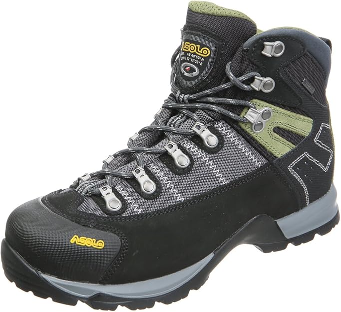 Asolo Mens Fugitive Gtx Hiking Boots BLACK/GUNMETAL 11 Shoes