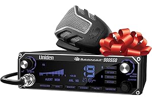 Uniden BEARCAT 980 40- Channel SSB CB Radio with Sideband NOAA WeatherBand,7- Color Digital Display PA/CB Switch and Noise Cancelling Mic, Wireless Mic Compatible