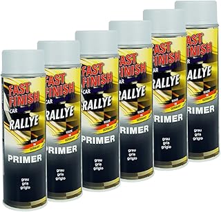 Motip Dupli 430206 Fast Finish Lackspray Rostschutz, Haftgrund Grau, 6 x 500 ml