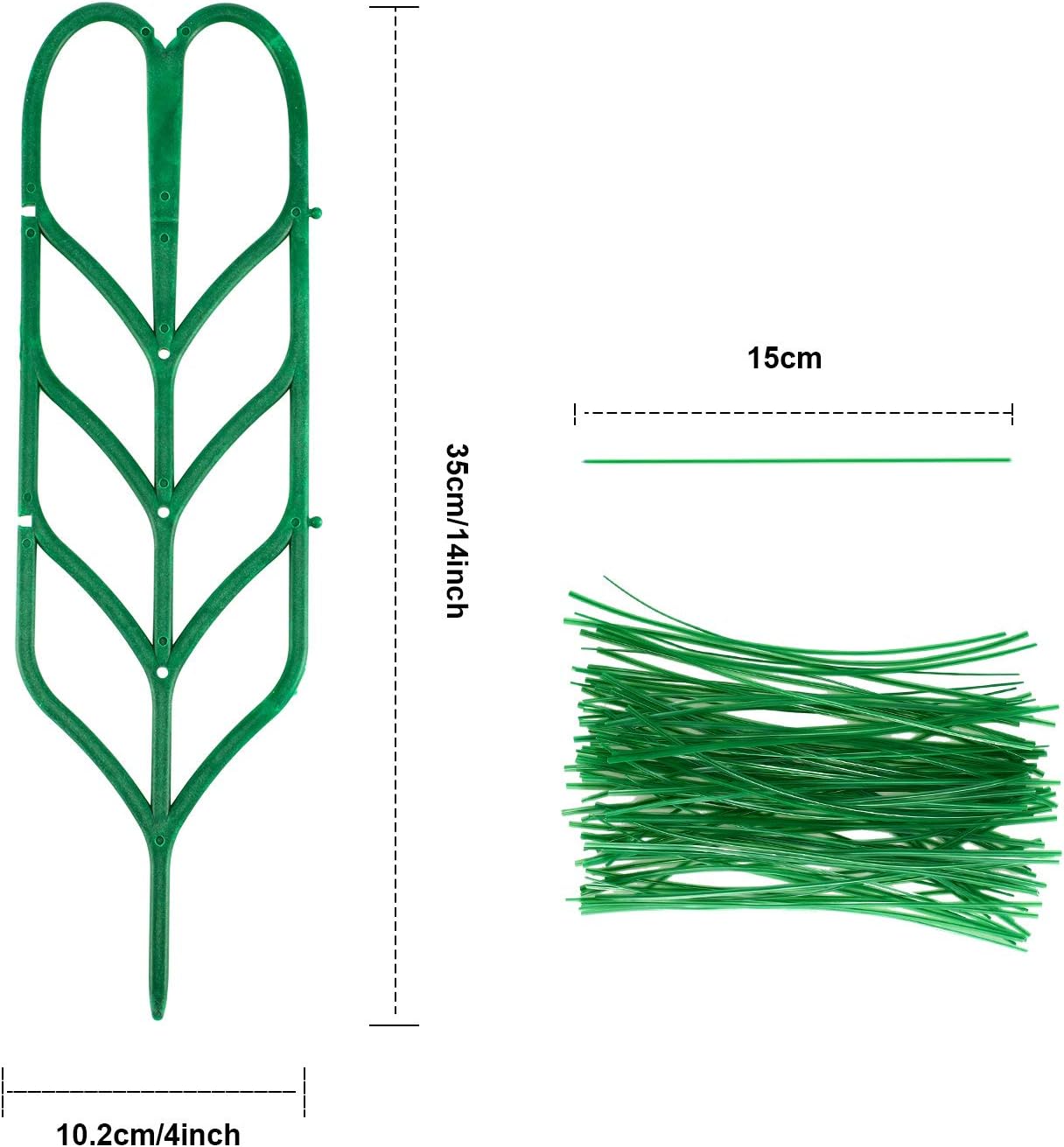 Boao 6 Enrejados de Jardín Mini Enrejados de Plantas Trepadoras Soporte