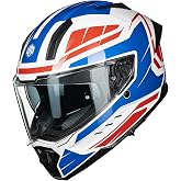 ILM Motorcycle Full Face Helmets DOT ECE for Men Women with Dual Visor Pinlock Insert Street Racing Helmet Cascos para Motos Model MF568