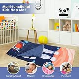 Decalsweet Astronaut Sleeping Bag for Boys, Nap Mat with Pillow view 6