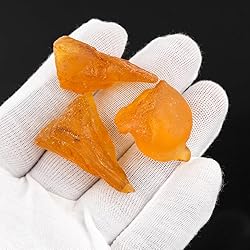 ColouredRocks (20-30mm) 3pcs Real Amber