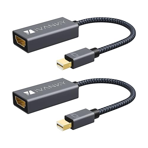 IVANKY Mini Displayport to HDMI Adapter [2-Pack, Super Slim