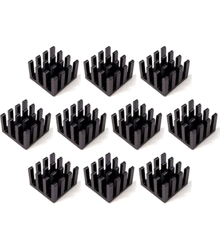 Alphacool 17427 GPU RA Copper Heatsinks 14x14 - 10 STK. Luftkühlung Passivkühler