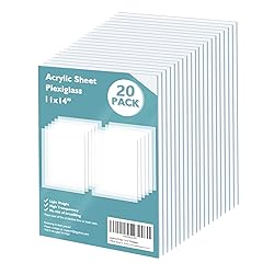Egofine Plexiglass Sheets Acrylic Sheets 20 Pack of