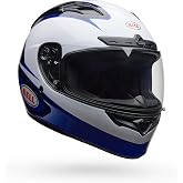 BELL Helmets Qualifier DLX MIPS - White/Blue Tarmac, Large