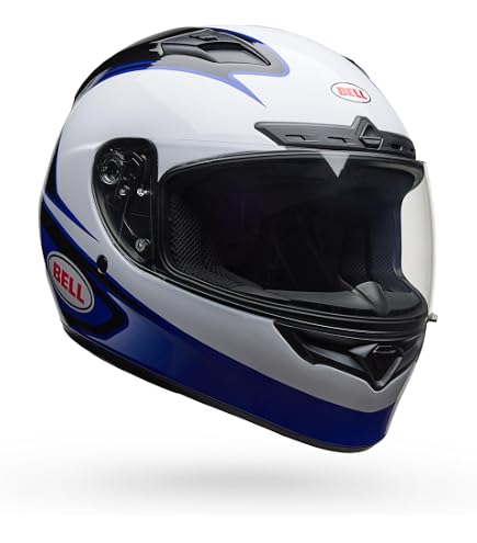 Amazon.com: Bell Powersports Qualifier DLX MIPS Classic Gloss Navy