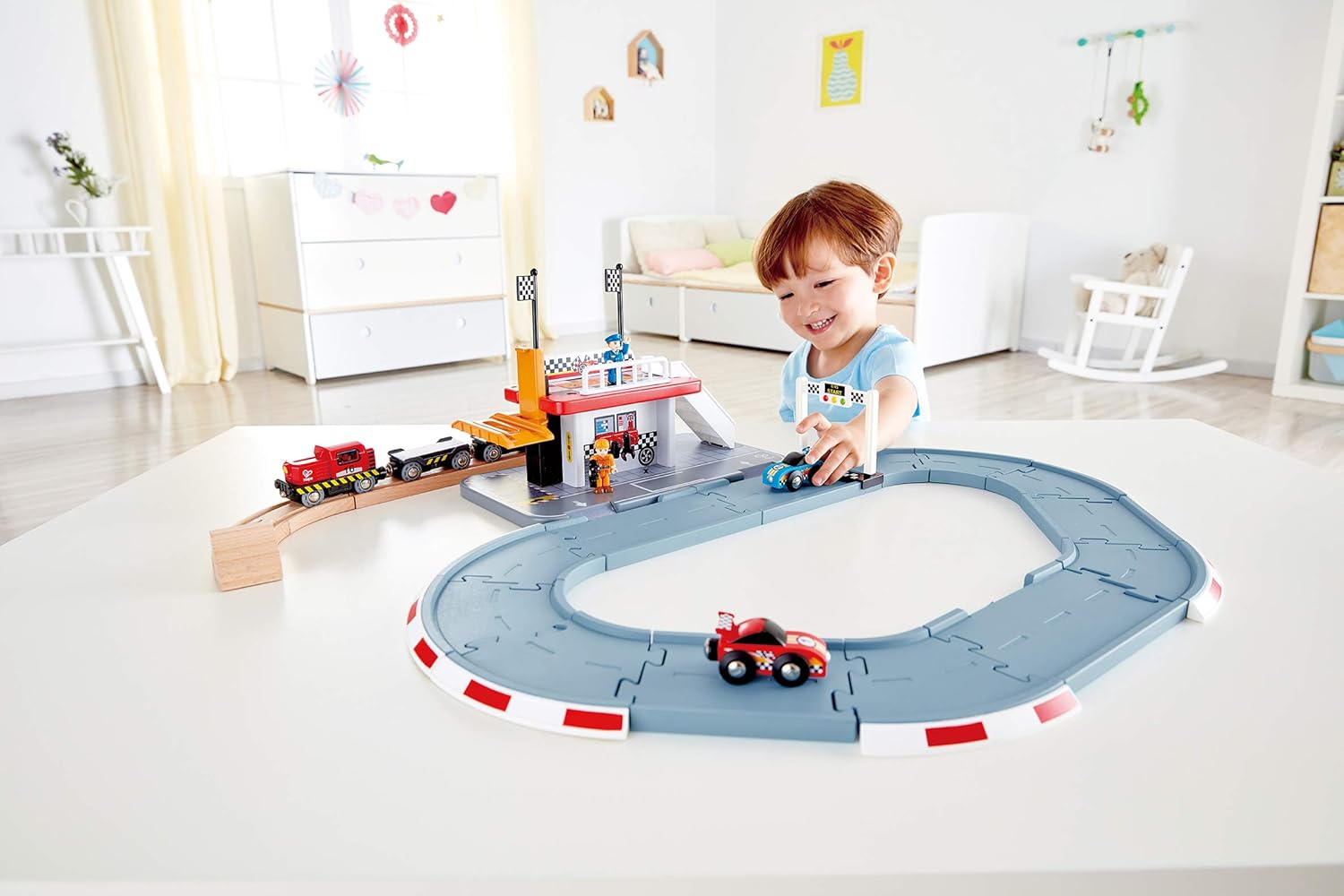 hape race around parking garage