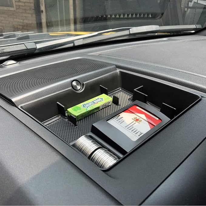 JDMCAR Dash Center Console Table Storage Tray Compatible with Ford F150