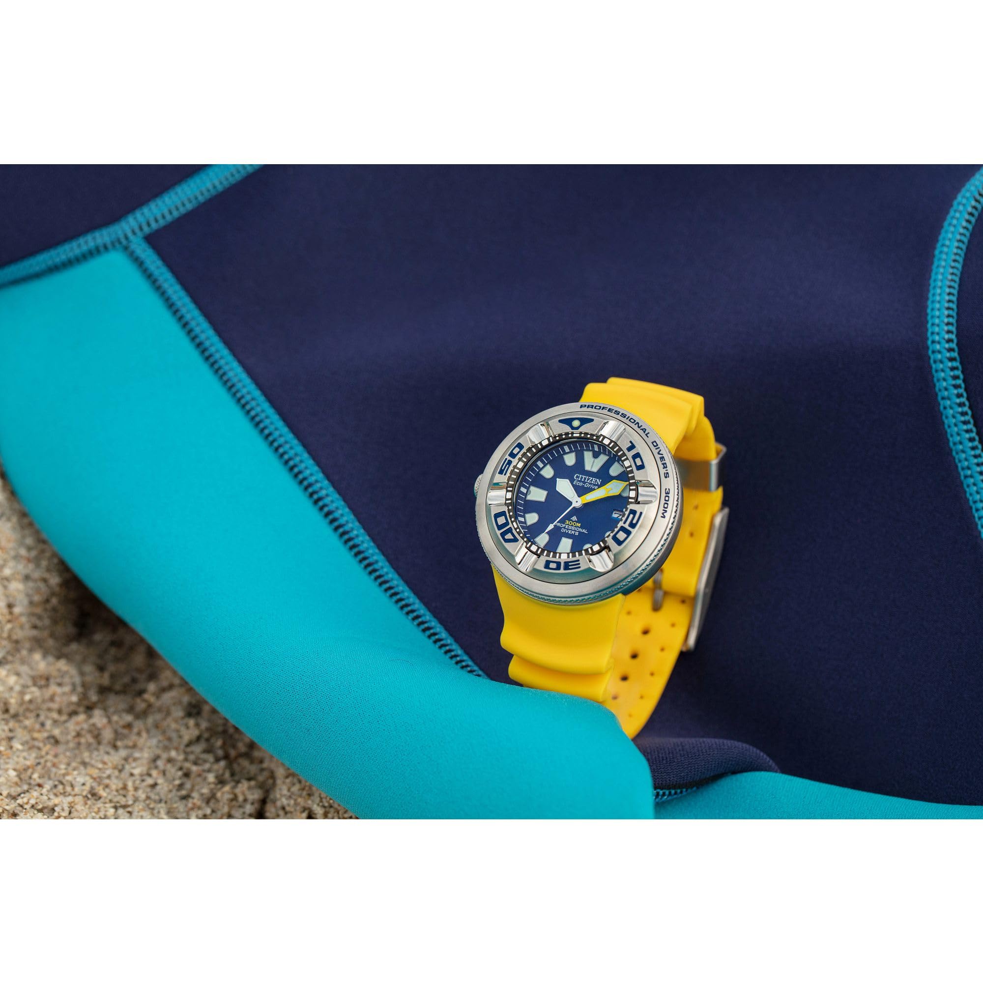 Citizen Men's Promaster Dive Eco-Drive Watch, 3-Hand Date, Polyurethane Strap, ISO Certified, Anti-Reflective Curved Crystal, Screw-Back Case and Crown
