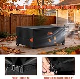 Kovshuiwe Garden Furniture Cover 200x100x74 cm Waterproof UV 420D view 6