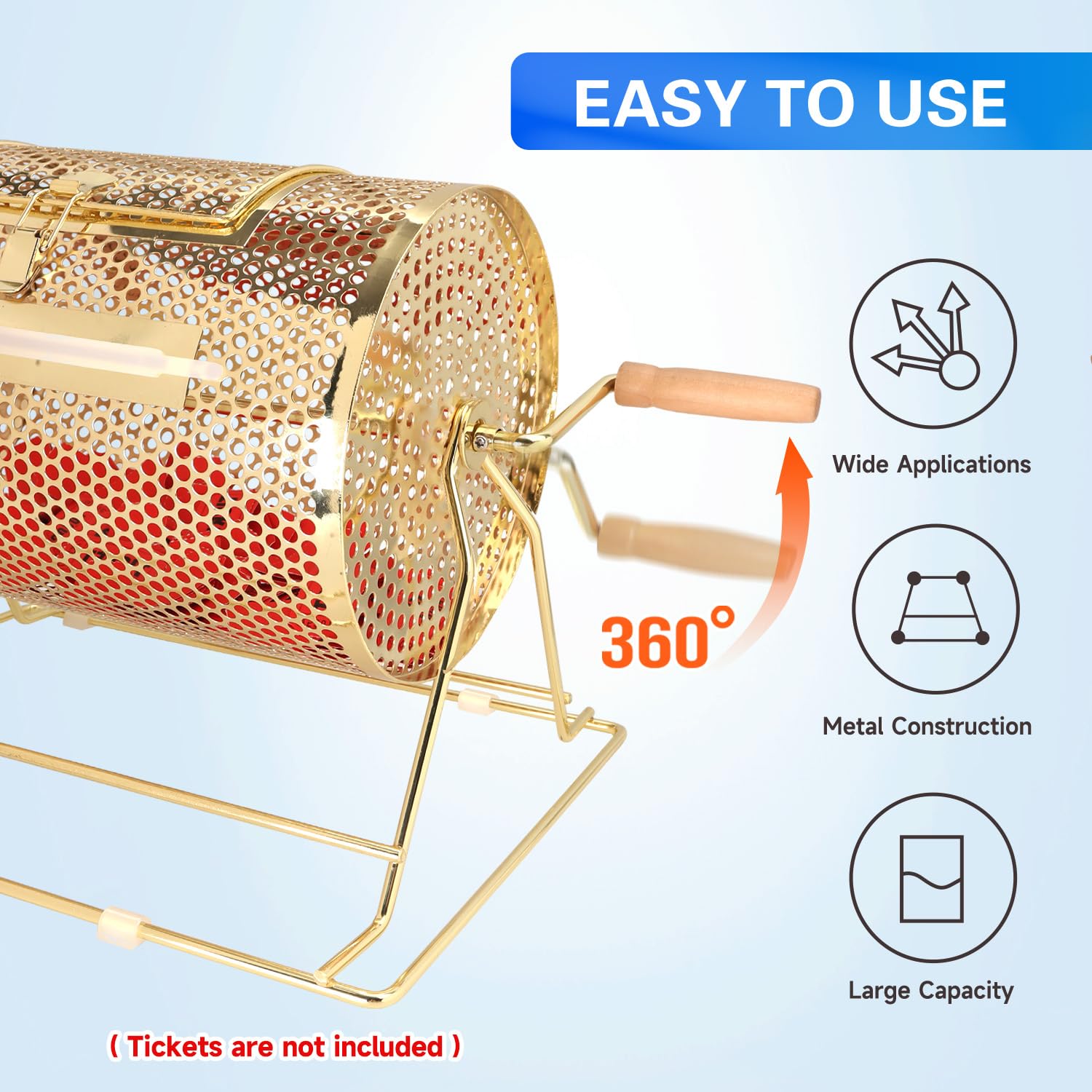 Spining Raffle Machine Mua GSE Games & Sports Expert Raffle Drum, Professional Brass Raffle ...