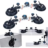 2PCS Right angel Stone Seamless Seam Setter with 6 inch Suction Cups，90 Degree Countertop Granite Tile Installation Tool for Stone Marble Slab Glass Joining and Leveling